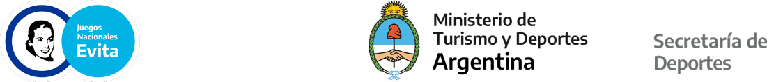 Logo Juegos Nacionales Evita